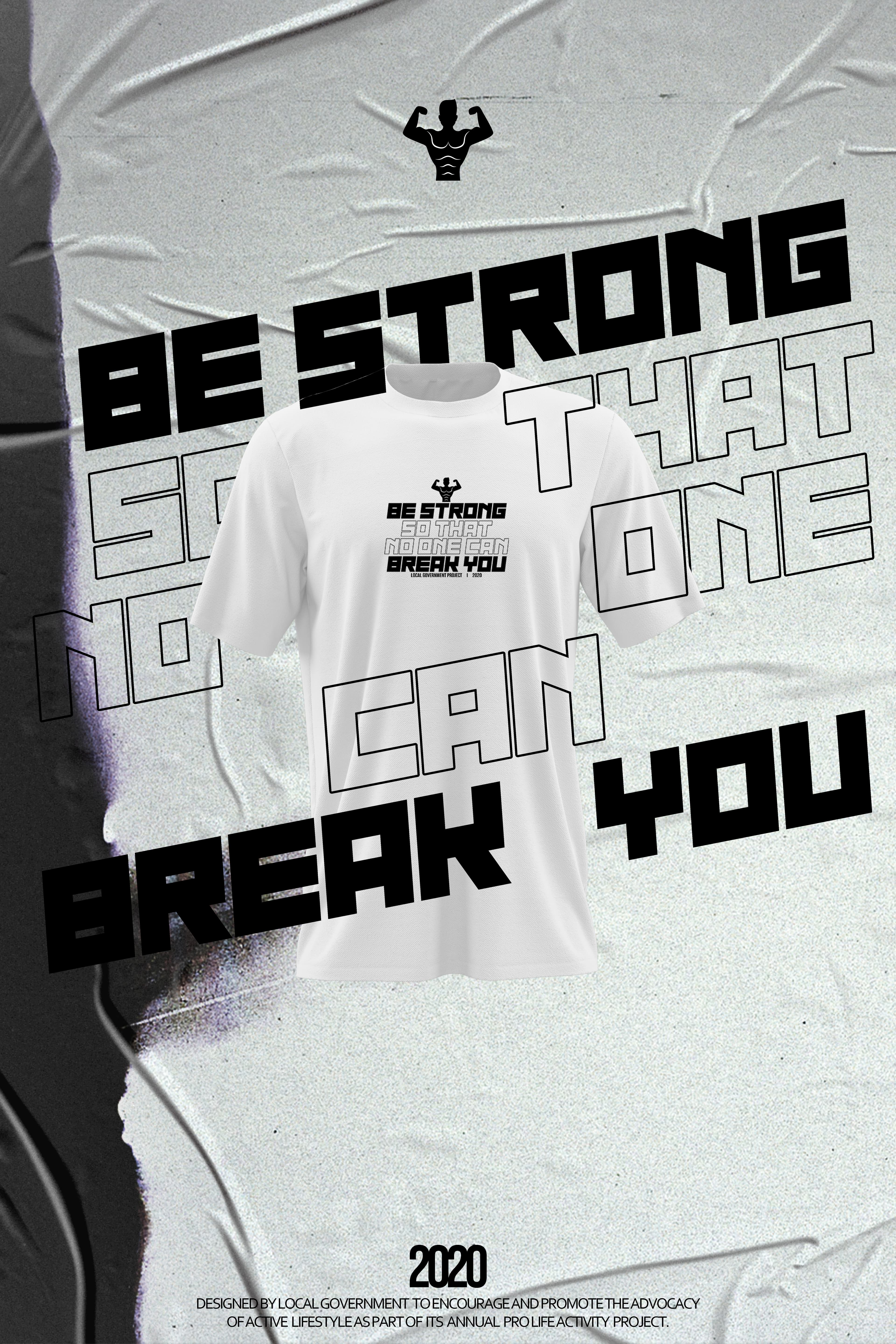 Be Strong poster design