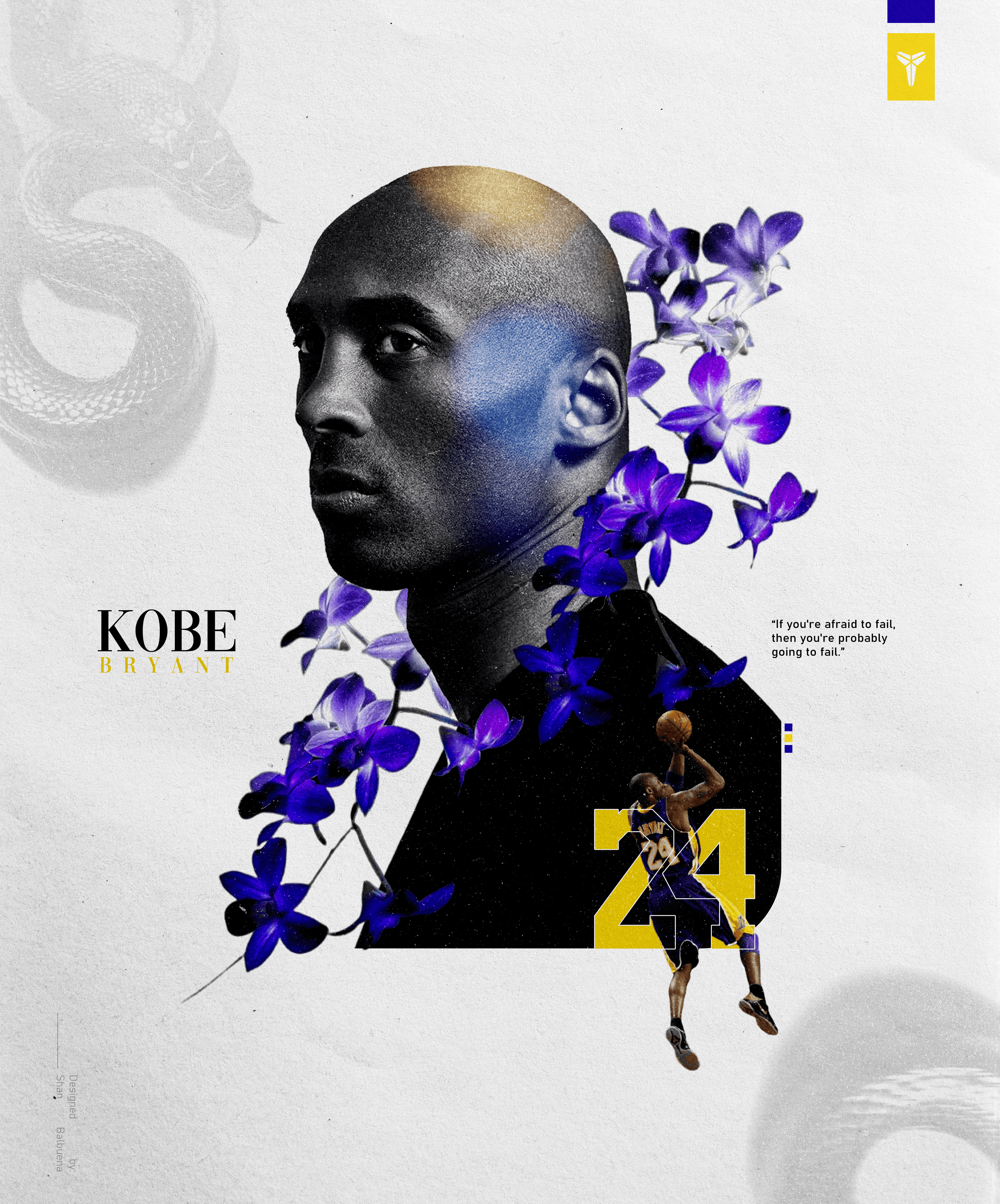 Kobe graphic design piece