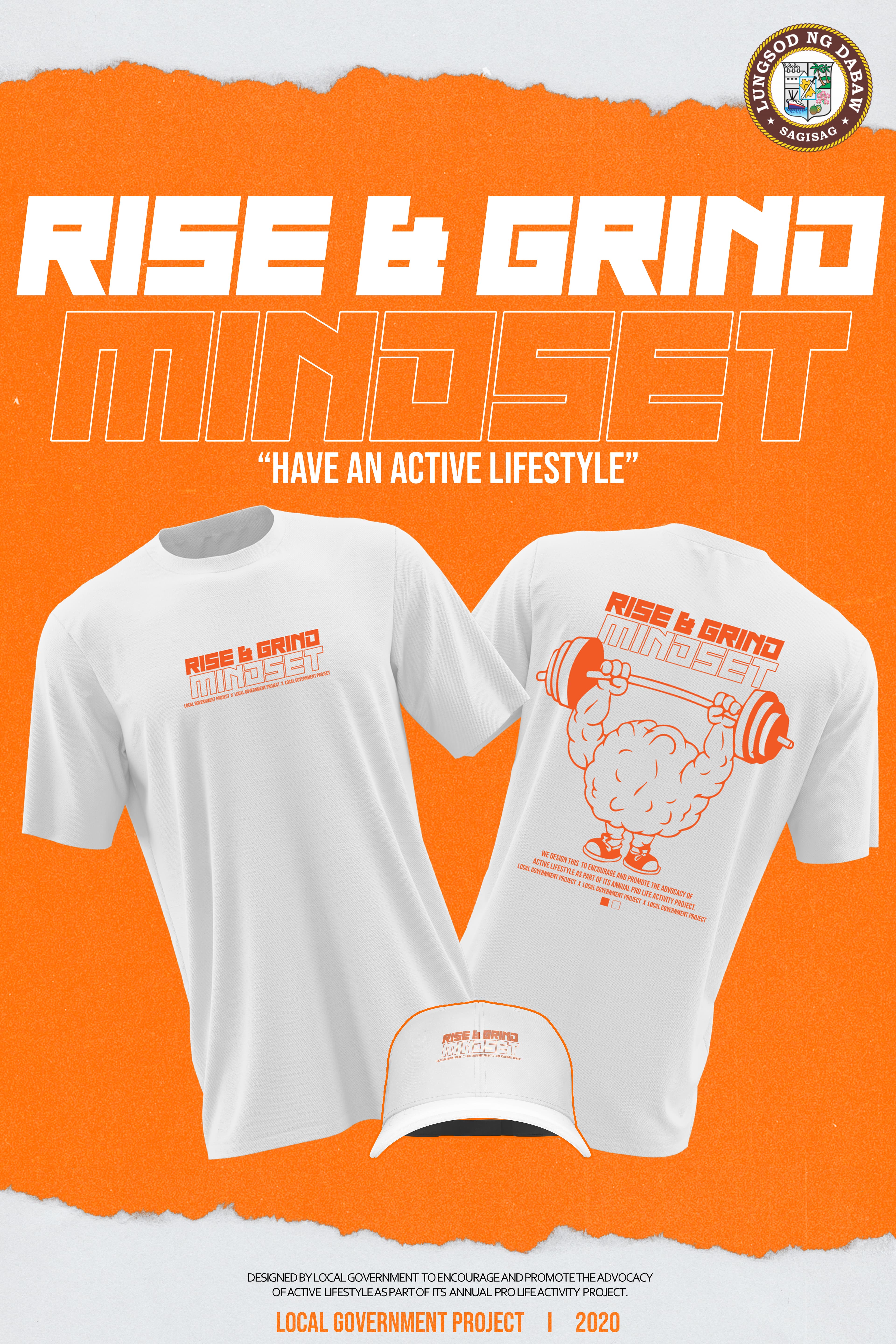 Rise and Grind poster design